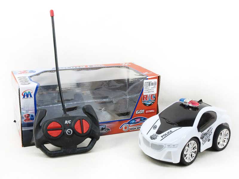 R/C Police Car 4Ways W/L(2C) toys