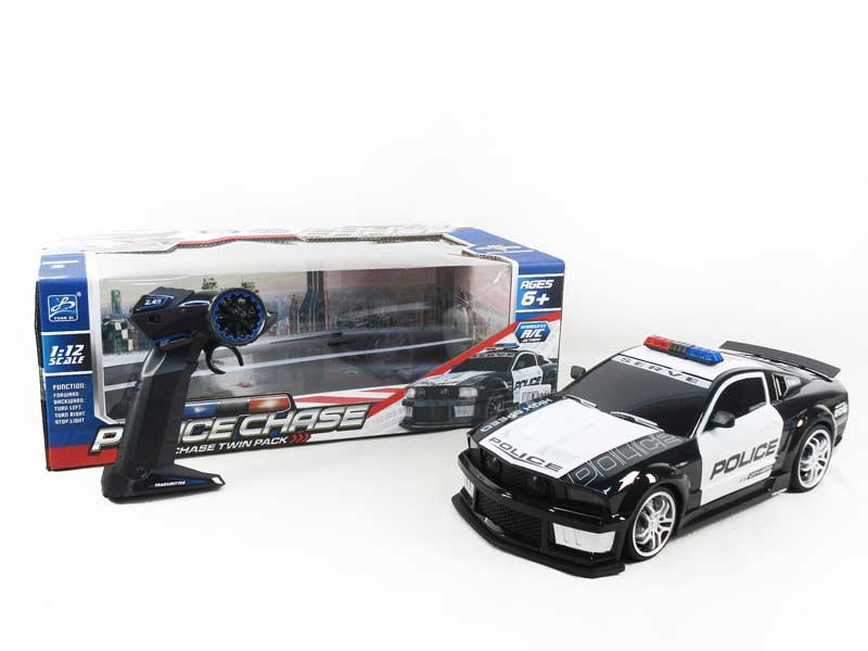2.4G 1:12 R/C Police Car 4Ways toys