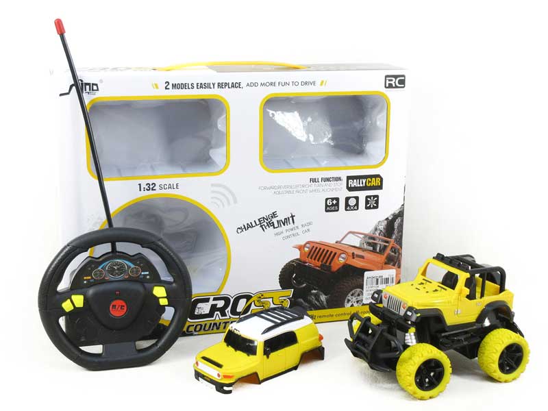 1:32 R/C Cross-country Car 4Ways W/L toys