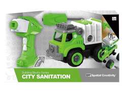 R/C Diy Sanitation Car W/S toys