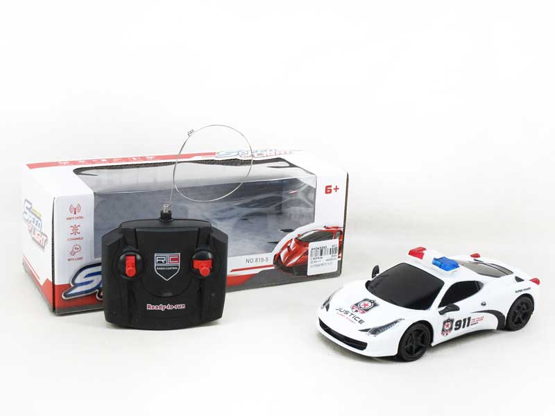 R/C Police Car 4Ways W/L(2C) toys