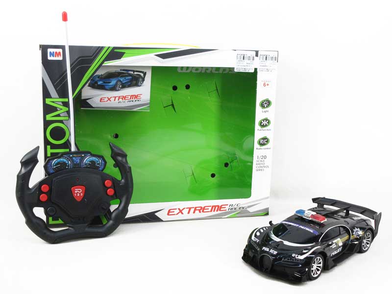 1:20 Remote control car simulation Bugatti model 4 ways toys