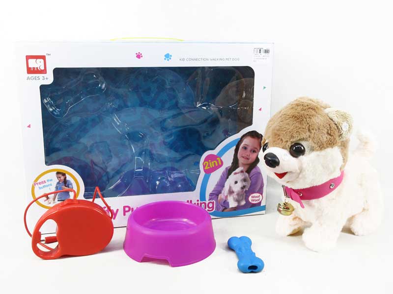 Remote control and battery operated dog play set kids pet toys toys