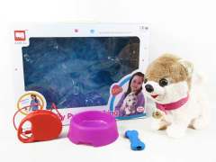 Remote control and battery operated dog play set kids pet toys