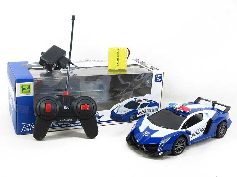 1:16 R/C Police Car 4Ways W/Charger toys