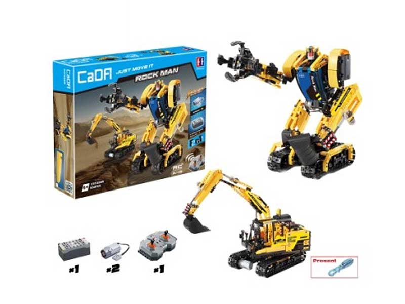 2in1 B/O Block Robot toys