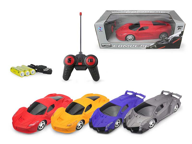 1:14 R/C Car 4Ways W/Charge(4C) toys
