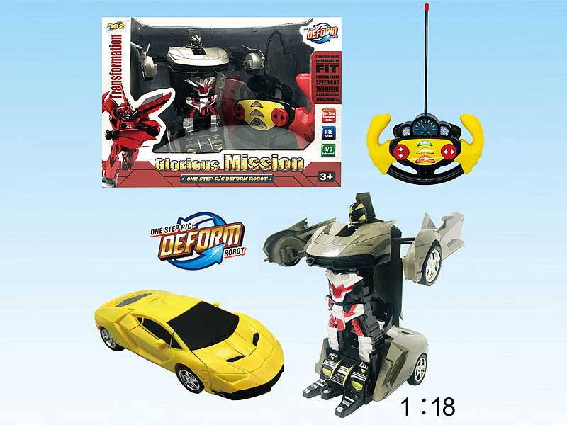 1:18 R/C Transforms Car W/L_M(2C) toys
