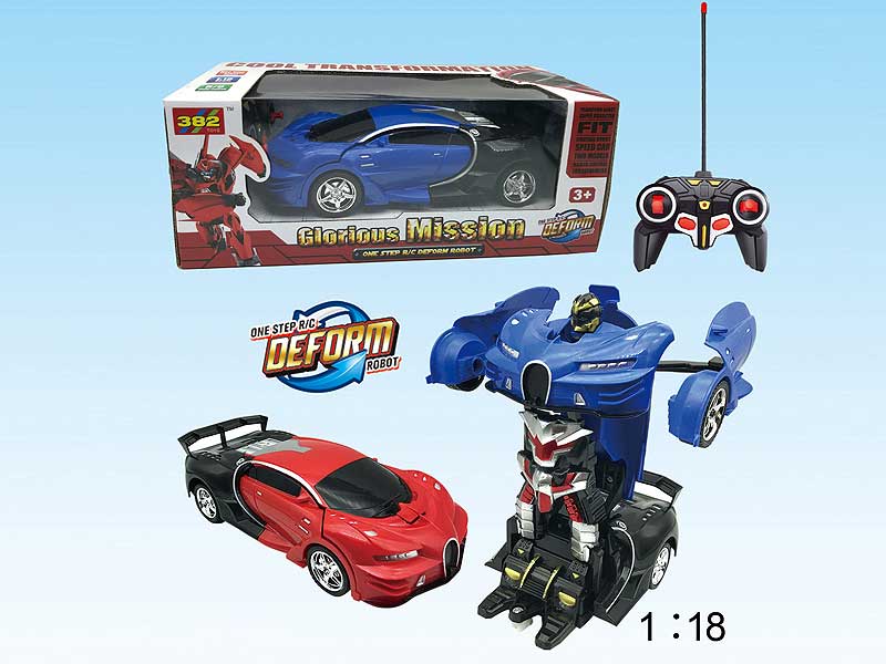 1:18 R/C Transforms Car 6Ways(2C) toys