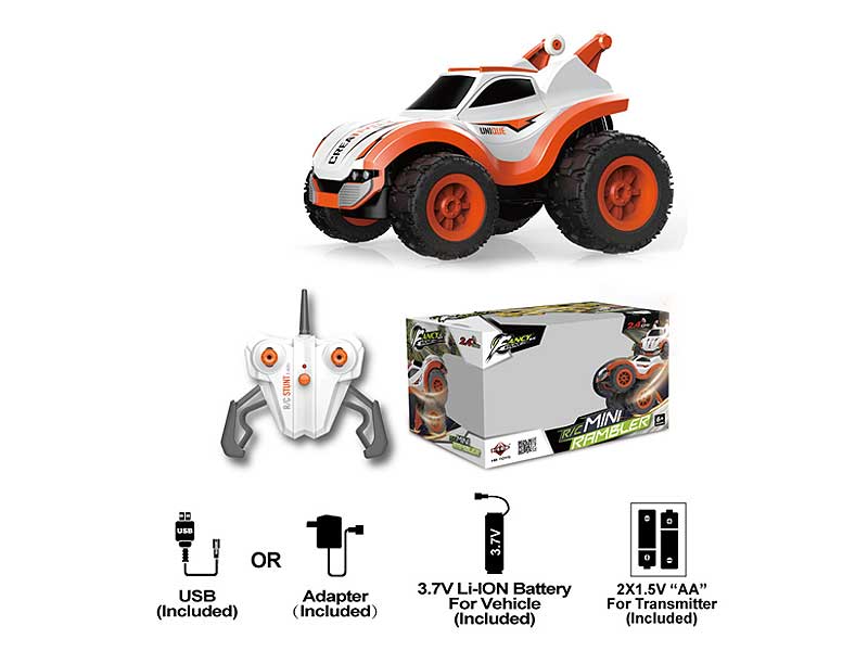 2.4G 1:26 R/C Stunt Car W/Charge toys