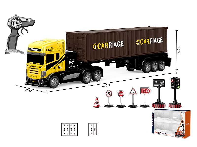 2.4G 1:16 R/C Container Truck 4Ways toys