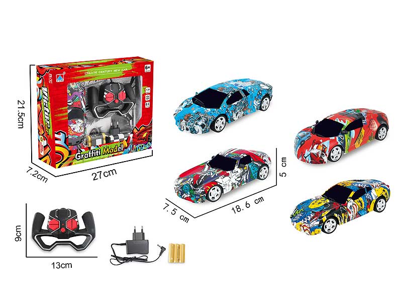 1:24 R/C Car 4Ways W/Charge(4S) toys