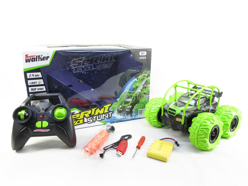 2.4G R/C Stunt Car W/L_Charge toys