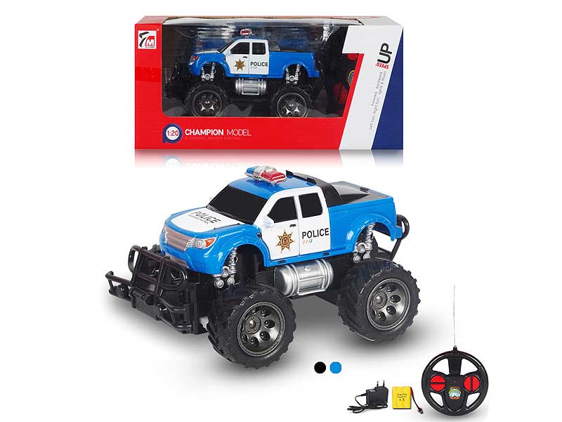 1:20 R/C Police Car 4Ways toys