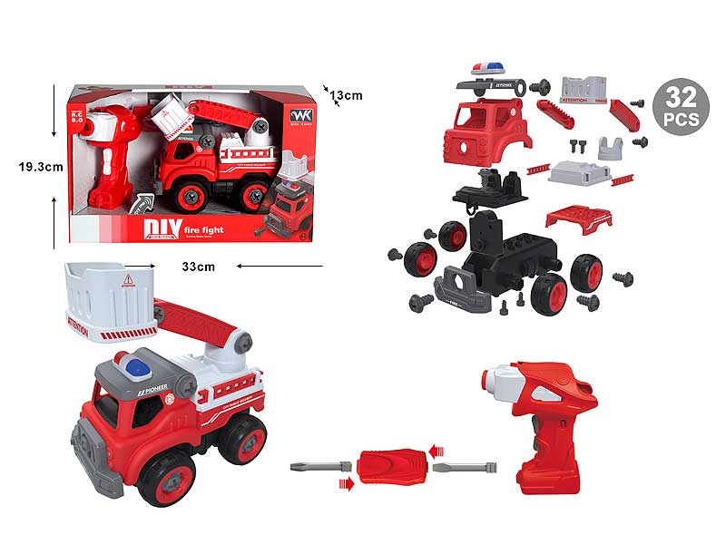 R/C Fire Engine W/S_IC toys
