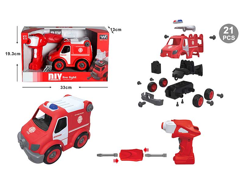 R/C Fire Engine W/S_IC toys