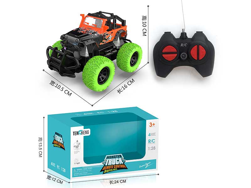R/C Cross-country Jeep 4Ways toys