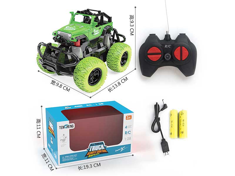 R/C Cross-country Jeep 4Ways W/Charge(2C) toys