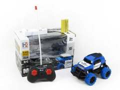 1:43 R/C Cross-country Police Car 4Ways W/Charge(2C)