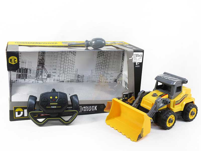 2.4G R/C Diy Construction Truck W/L toys