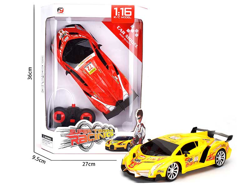 1:16 R/C Racing Car 4Ways  W/L(2C) toys