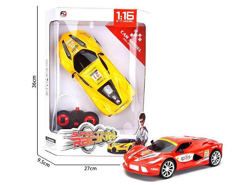 1:16 R/C Racing Car 4Ways W/L(2C) toys