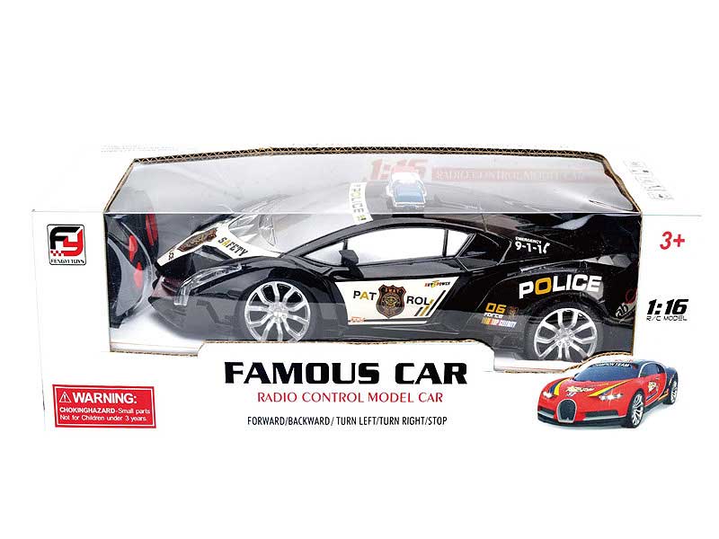 1::16 R/C Police Car 4Way W/L(2C) toys