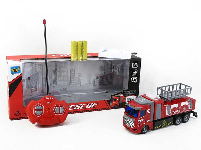 1:48 R/C Fire Engine 4Ways W/Charge toys