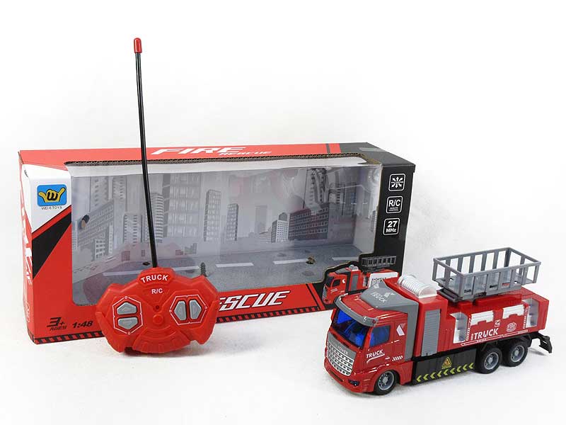 1:48 R/C Fire Engine 4Ways toys