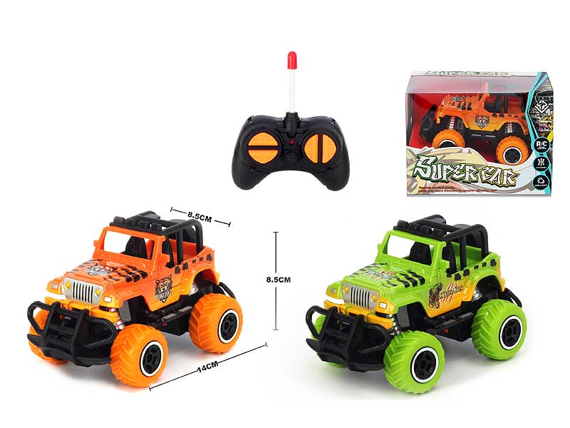 1:43 R/C Cross-country Jeep 4Ways(2C) toys