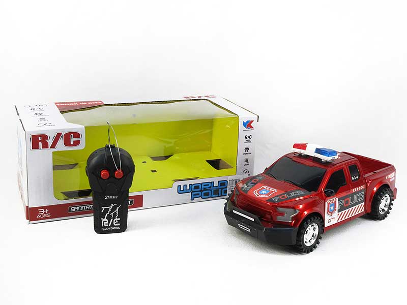 1:16 R/C Cross-country Police Car 2Ways W/L(2C) toys