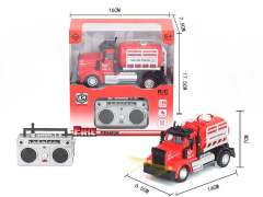 1:64 R/C Fire Engine 4Ways W/L toys