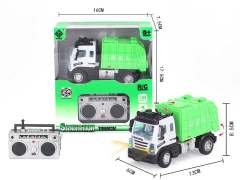 1:64 R/C Sanitation Truck 4Ways W/L