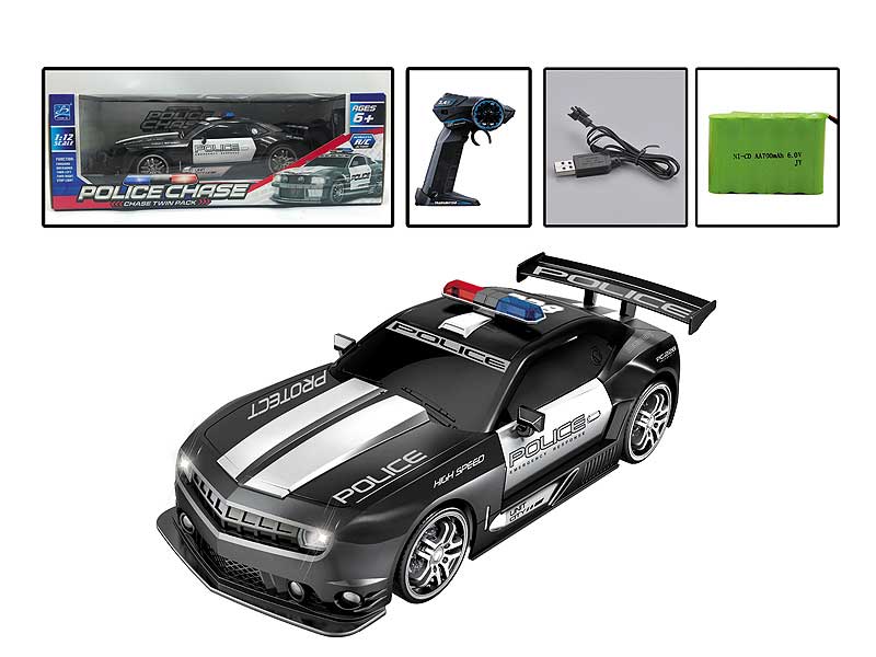 2.4G 1:12 R/C Police Car 4Ways W/Charger toys