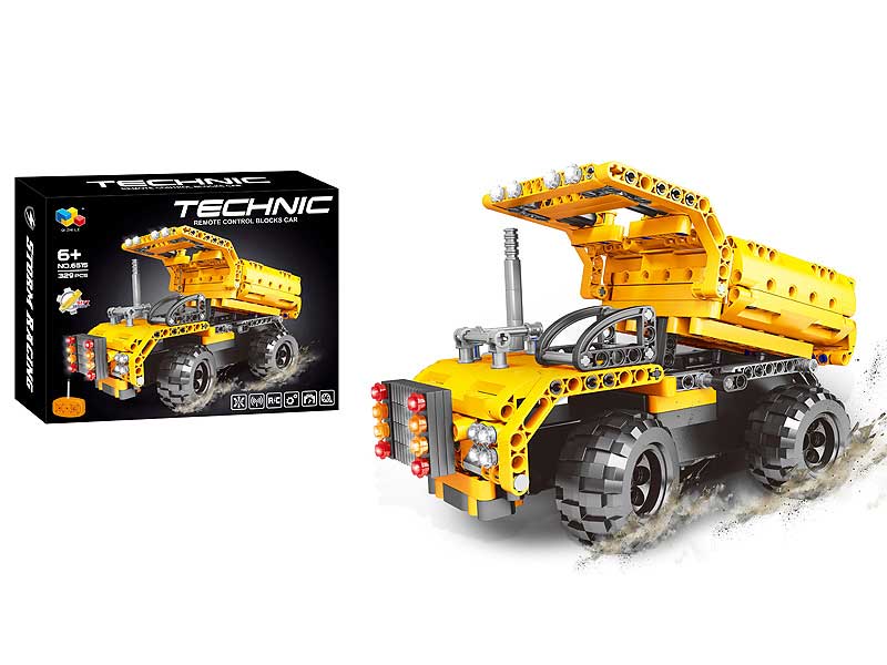 R/C Block Construction Truck 4Ways W/Charge toys