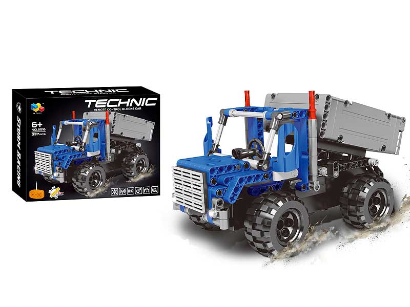 R/C Block Construction Truck 4Ways W/Charge toys