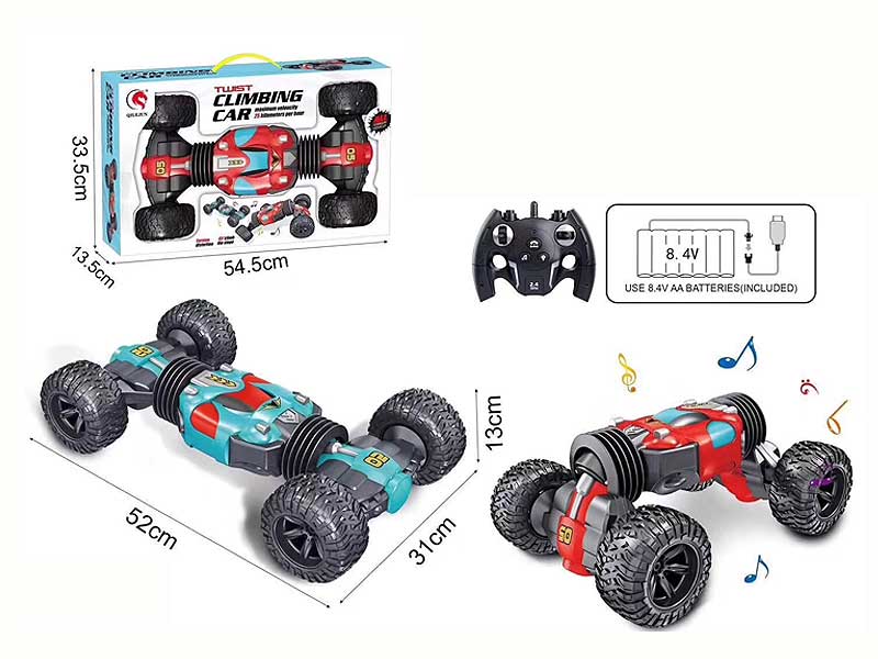 1:10 R/C Stunt Twist Car 6Ways W/Charge(2C) toys