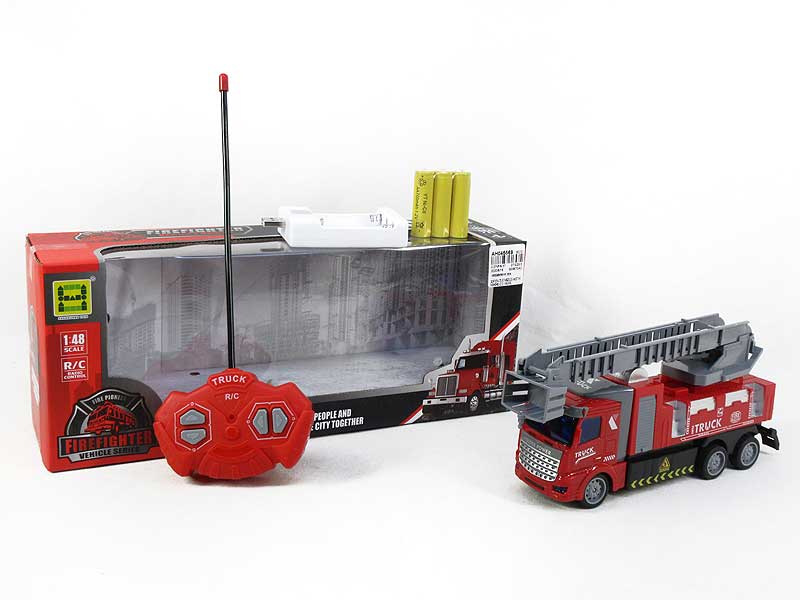1:48 R/C Fire Engine 4Ways W/L_Charge toys