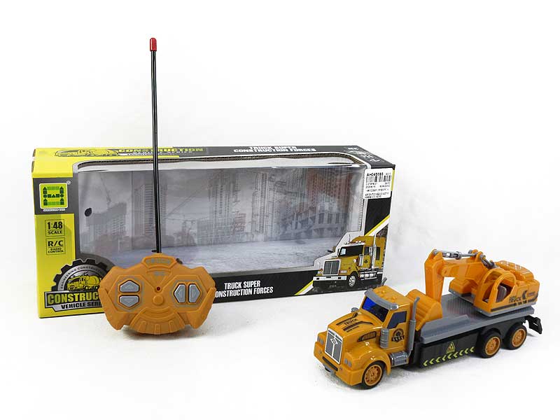 1:48 R/C Construction Truck 4Ways W/L toys