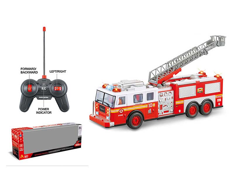 R/C Fire Engine 4Ways W/L_S toys