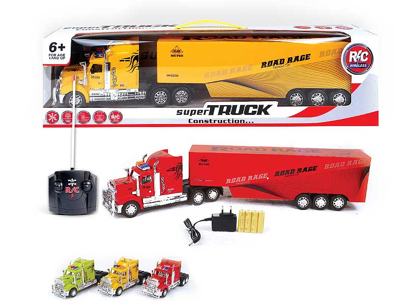 R/C Container Truck 4Ways W/L_Charge(3C) toys