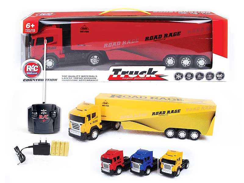 R/C Container Truck 4Ways W/L_Charge(3C) toys