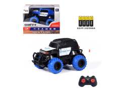 1:36 R/C Police Car 4Ways W/Charger(2C)