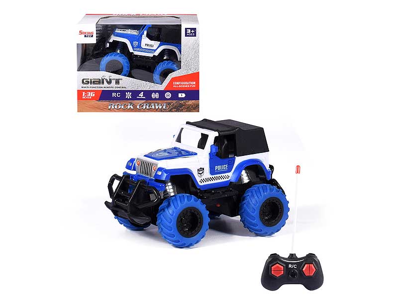 1:36 R/C Police Car 4Ways(2C) toys