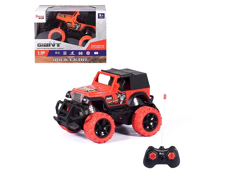 1:36 R/C Jeep 4Ways(2C) toys