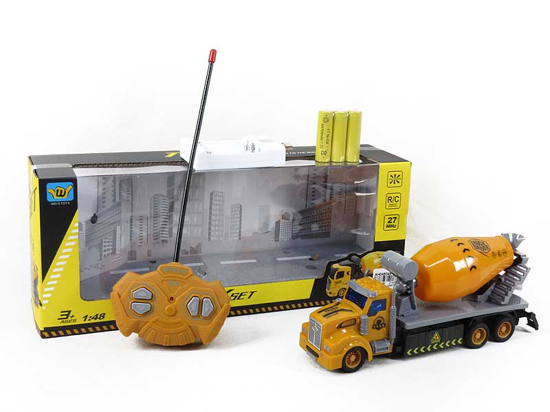 1:48 R/C Construction Truck 4Ways W/L_Charge toys