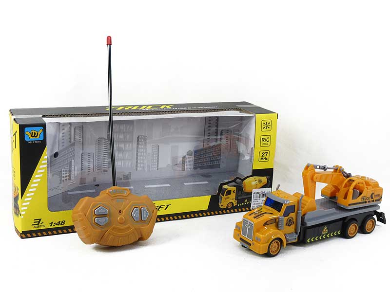 1:48 R/C Construction Truck 4Ways W/L toys