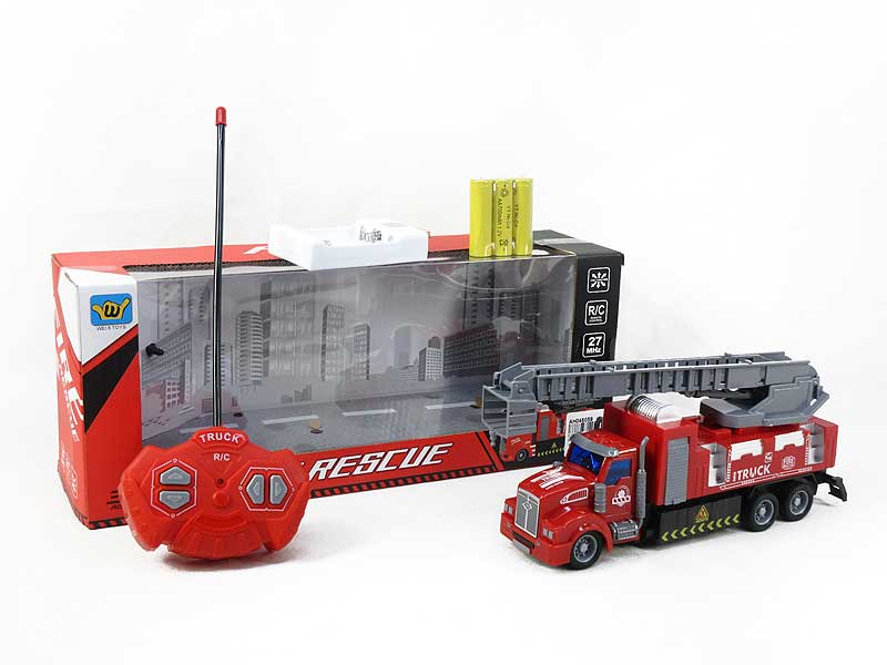 1:48 R/C Fire Engine 4Ways W/L_Charge toys