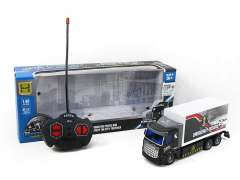 1:48 R/C Container Truck 4Ways W/L