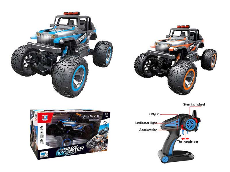 2.4G 1:16 R/C 4WD Car W/L_Charge(2C) toys